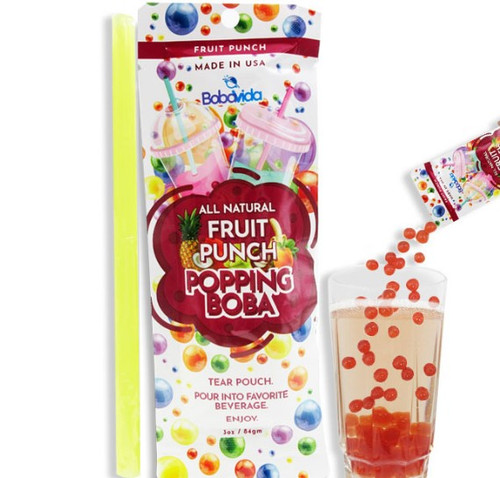 Popping Boba Single Serve - Fruit Punch