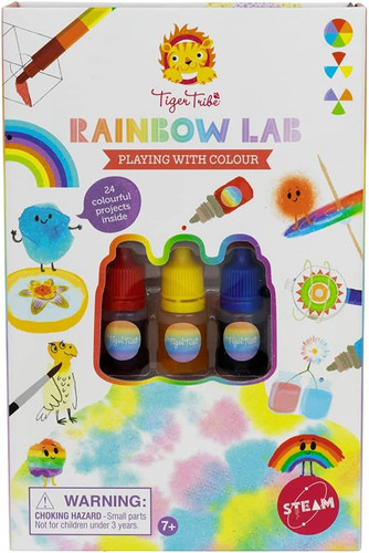 Rainbow Lab Playing with Colour