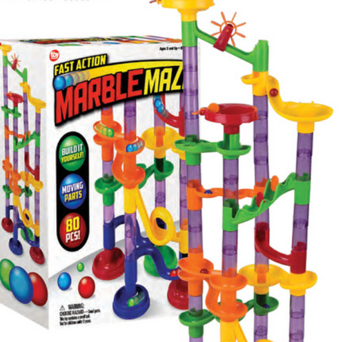 80 Piece Marble Maze