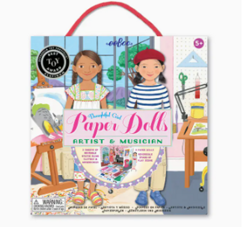 Musician & Artist Paper Doll Set