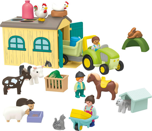 Playmobil Junior - Farm Adventure with Tractor
