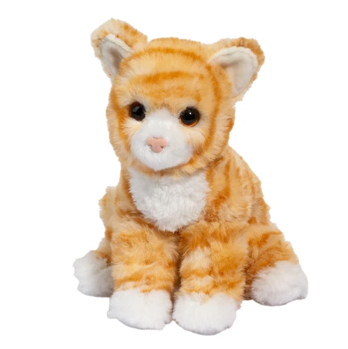Gingie Striped Cat Mini Softie 7" Tall