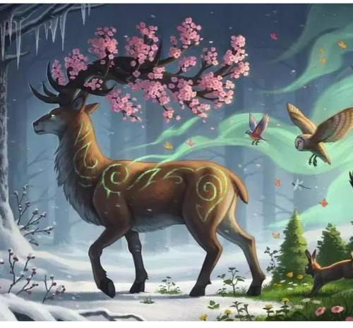 Deer of Spring - 1000 Piece