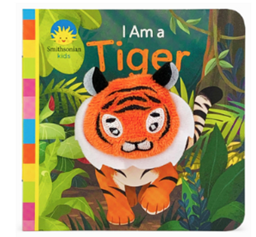 I am a Tiger Finger Puppet Book