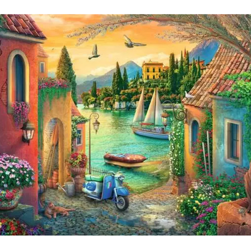 European Villa Views - 750 Piece Large Format
