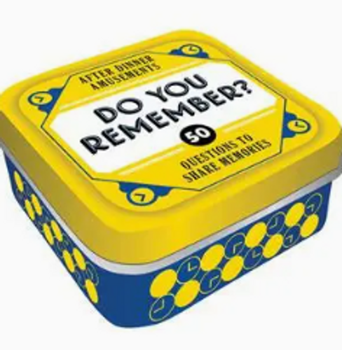 After Dinner Amusements: Do You Remember?