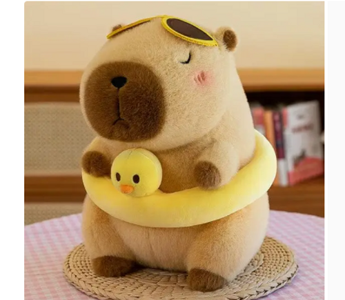 Capybara 9" Kawaii Duck Floaty Plush Toy