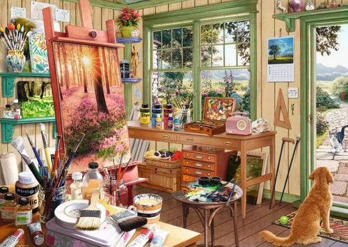 The Artist's Shed - 1000 Piece