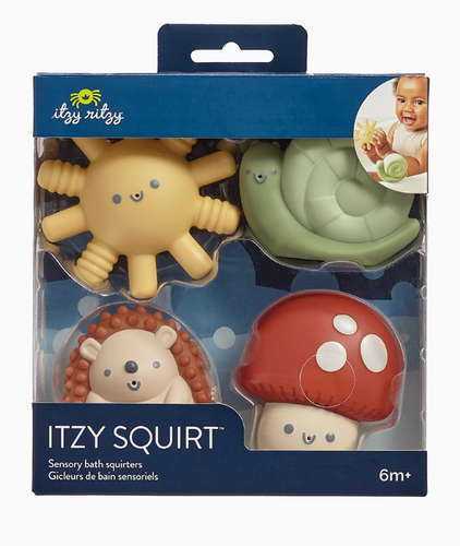 Itzy Squirt 4-pack of Soft Bath Toys