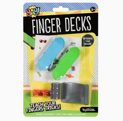 Yay! Finger Decks (Skateboards) Fun Kit, Decorate and Play