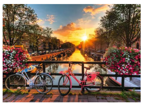 Bicycles in Amsterdam - 1000 Piece