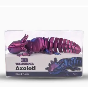 3D Printed Axolotl Fidget Toy - Multiple Colours