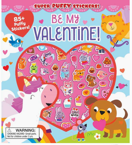 Super Puffy Stickers! Be My Valentine!