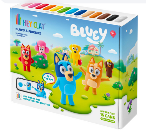 Hey Clay Bluey and Friends