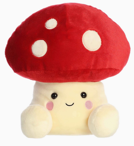 13" Plush Amanita Mushroom Party-Sized Palm Pals
