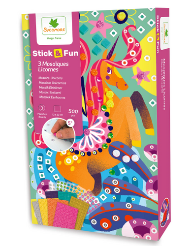 Stick'N Fun - XS Mosaics Unicorns