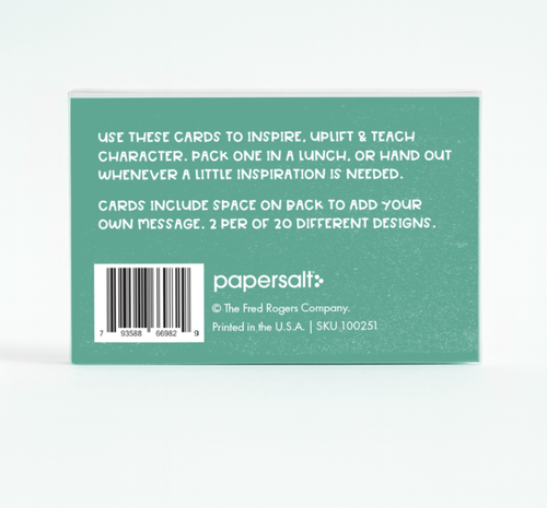 Mr. Rogers Inspirational Notecards / Lunch Notes (Boxed Set)