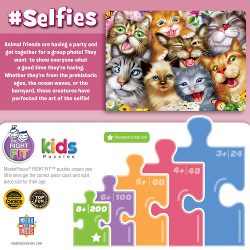 Selfies - Pretty Kitties 200 Piece Puzzle