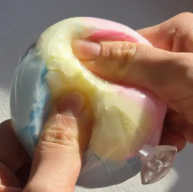 Cotton Candy Wax Breaking Squishy
