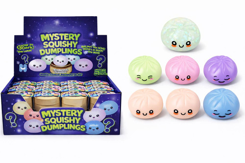 4" Mystery Squishy Dumpling - Glow in the Dark (H)