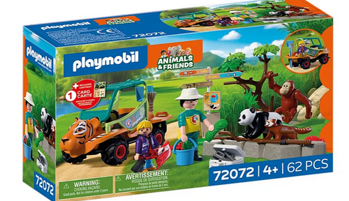 Playmobil - Zoo: Zookeeper with vehicle