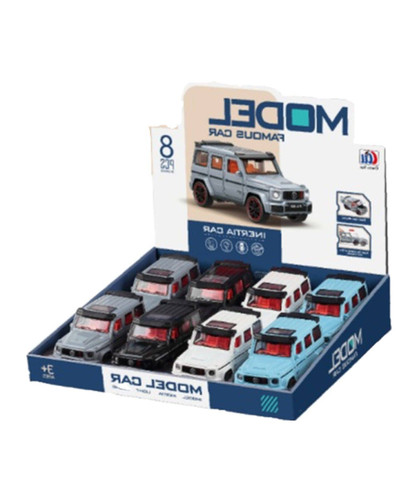 6” Die-Cast G63 style car – Assorted Colors w/light and sound