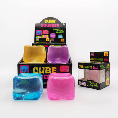 Clear Solid Cube Squishy (EC)