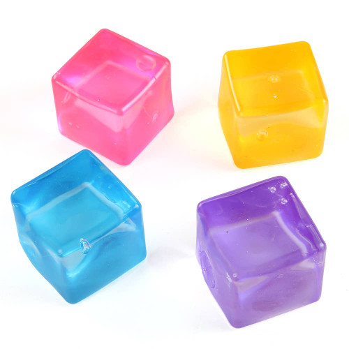 Clear Solid Cube Squishy (EC)