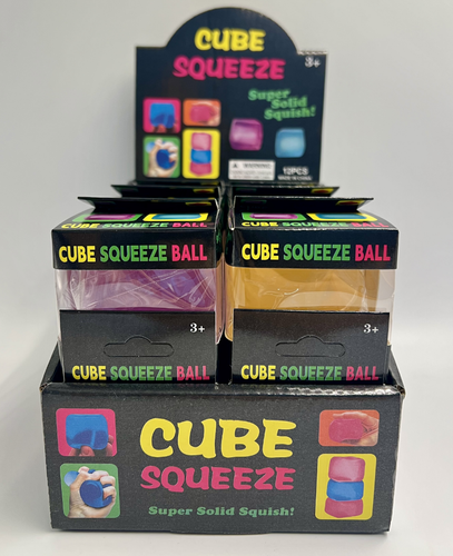 Clear Solid Cube Squishy (EC)
