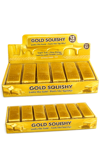 Gold Squishy – 5.5” Slow Rising Gold Bar (M)