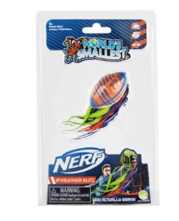 World's Smallest Nerf Football