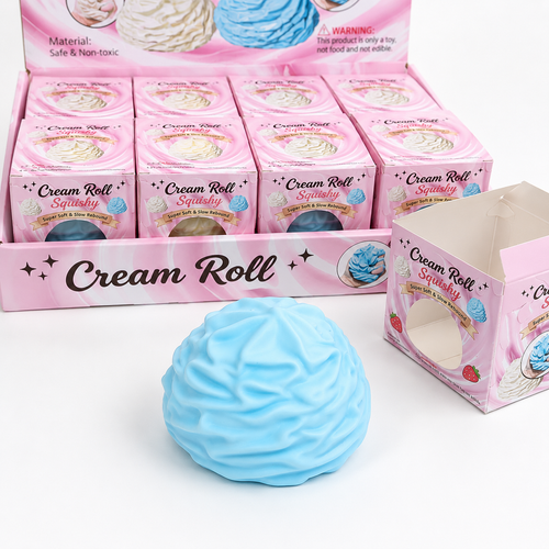 Cream Roll Vaseline Squishy – Assorted Colors