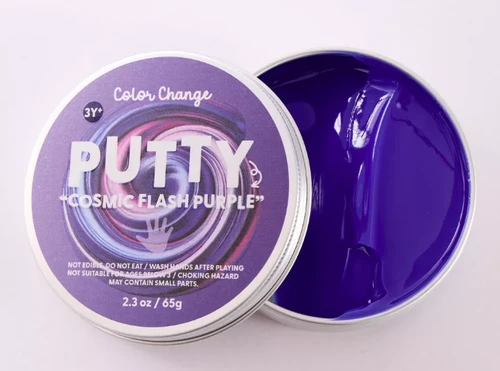 J'Adore Color Changing Putty - Cosmic Flash Purple