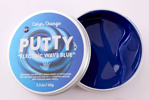 J'Adore Color Changing Putty - Electric Wave Blue