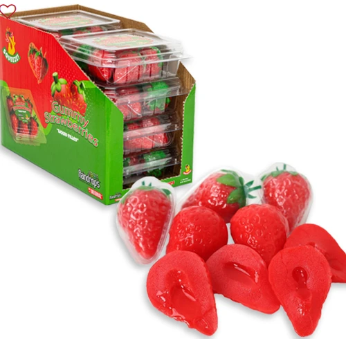 Raindrops Gummy Liquid Filled Strawberries