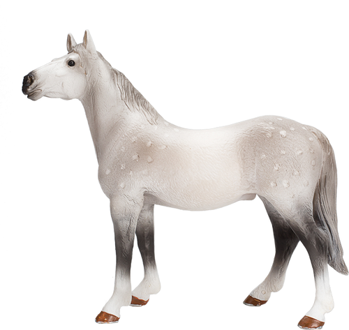Mojo Orlov Trotter Dapple Grey Horse Figurine