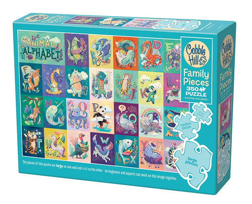 Animal Alphabet - 350 Piece Puzzle (Family)