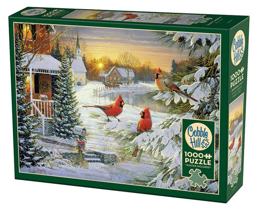 Sunset Cardinals - 1000-Piece Puzzle