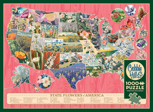 State Flowers of America - 1000-Piece Puzzle