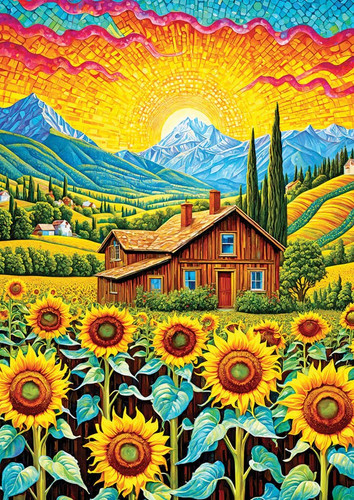 Sunflower House - 1000-Piece Puzzle
