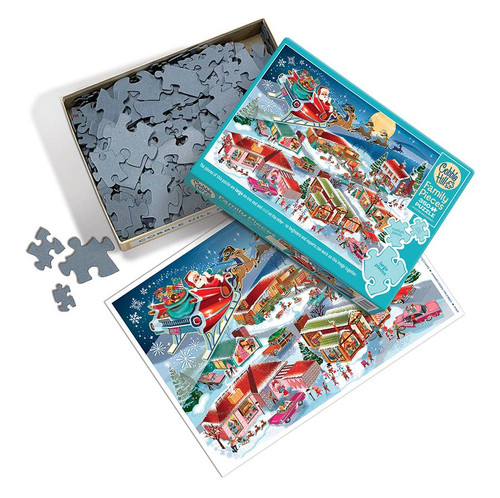Santa's Flyby - 350 Piece Puzzle (Family)