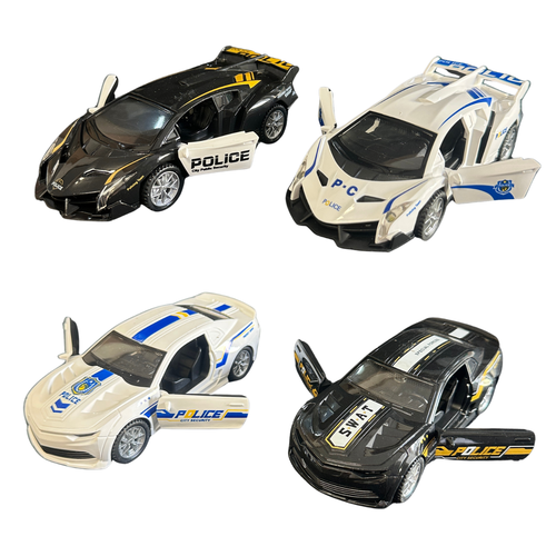 Large Police Cars – Light and Sound