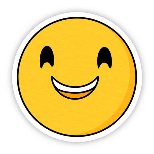 Vinyl Sticker - Big Smile Moodi