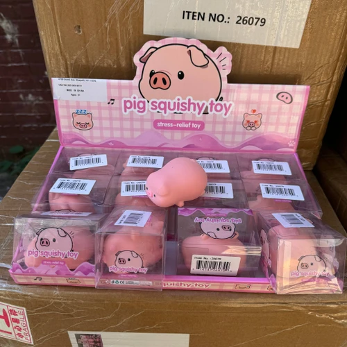 Crackling Crunchy Pig Squishy