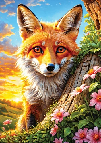 Curious Fox - 1000 Piece Enjoy Puzzle
