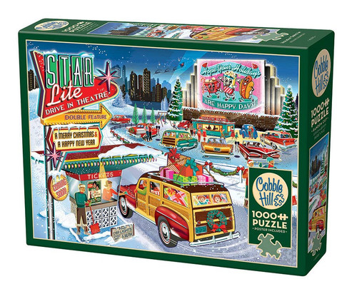 Holiday Drive In - 1000 Piece Cobble Hill Puzzle