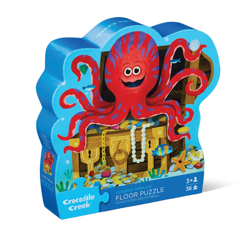 36-pc Shaped Box Puzzle  - Octopus Treasure