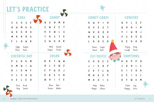 KindKids Word Search - Winter Magic