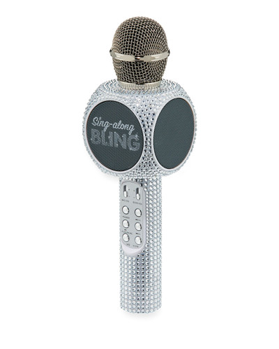 Sing Along Bling Karaoke Mic - Silver