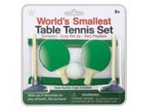 World's Smallest Table Tennis